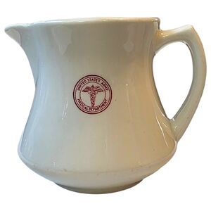 1940s U.S. Army Medical Corps Ironstone Creamer